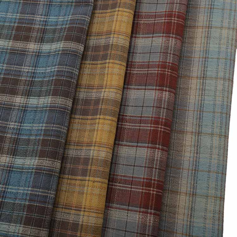 Vintage Sewing Textile - Tessuto Vintage Jacquard a Quadri Tinto