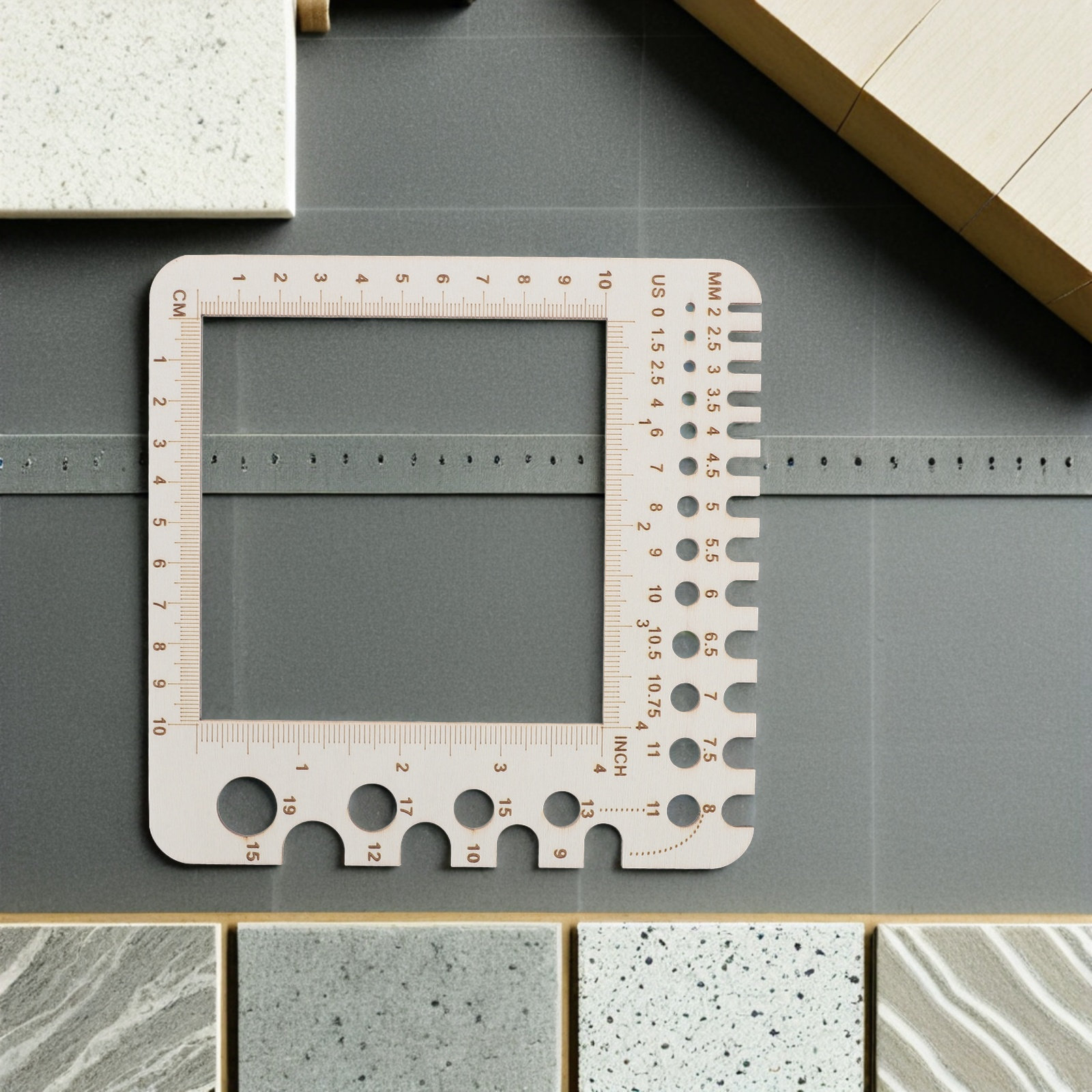 2 pezzi di righello in legno p - Sewing Gauge Ruler recensione e prezzo