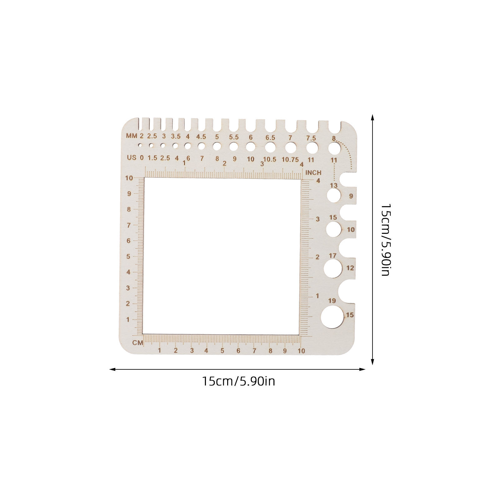 2 pezzi di righello in legno p - Sewing Gauge Ruler recensione e prezzo